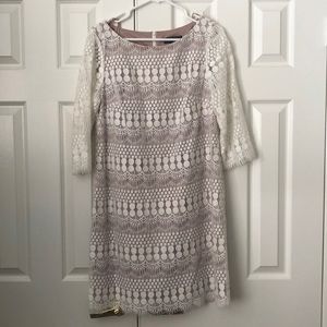 Jessica Howard Lace Dress with underlay